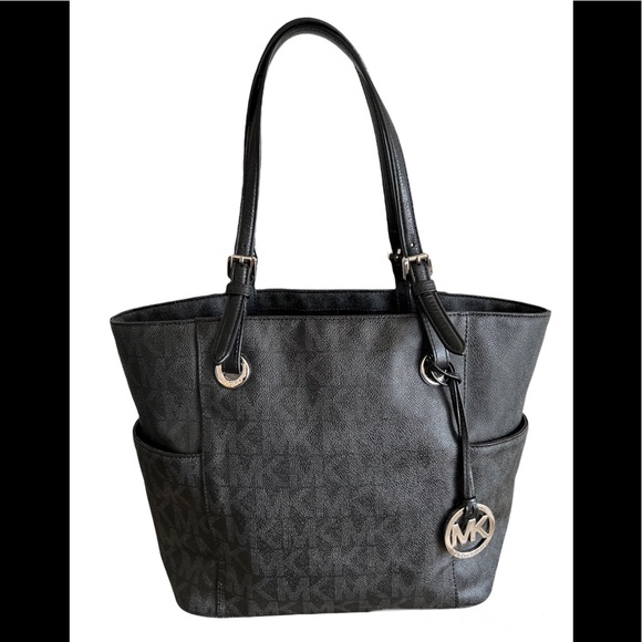 Michael Kors Handbags - Michael Kors Jet Set Signature East West Tote Bag